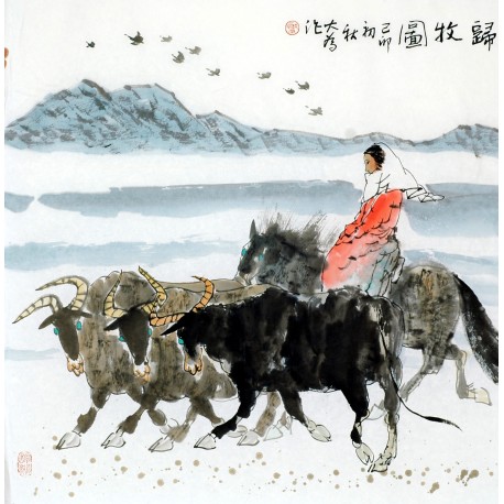 Chinese Figure Painting - CNAG011871