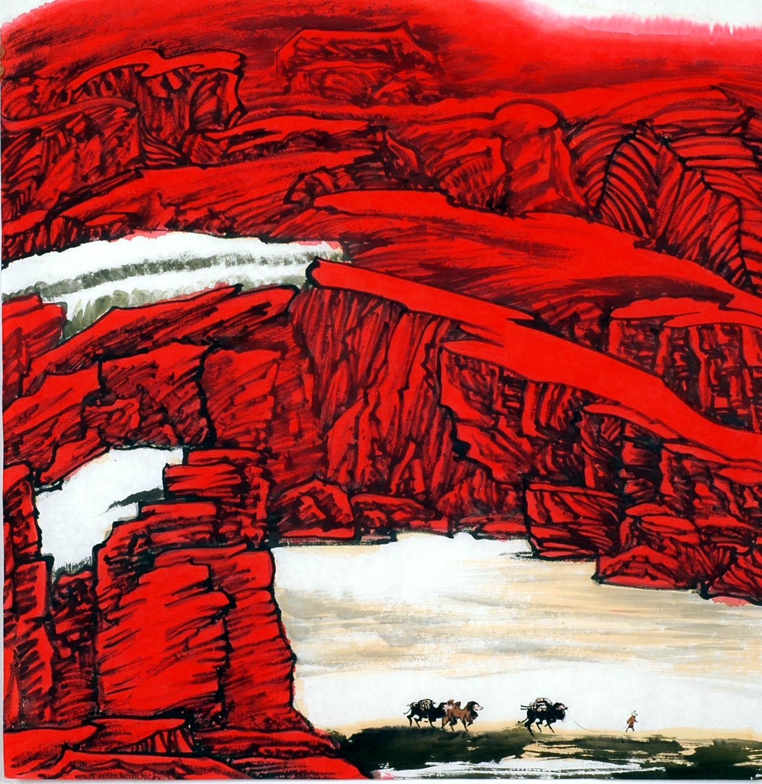 Chinese Landscape Painting - CNAG011878
