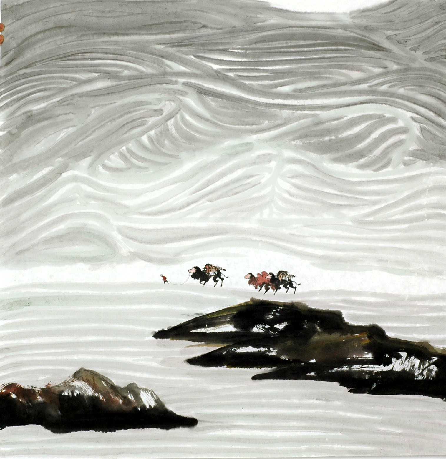 Chinese Landscape Painting - CNAG011879