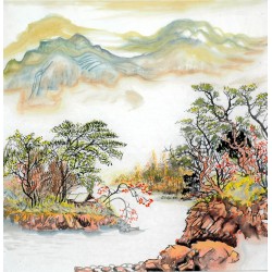 Chinese Landscape Painting - CNAG011882