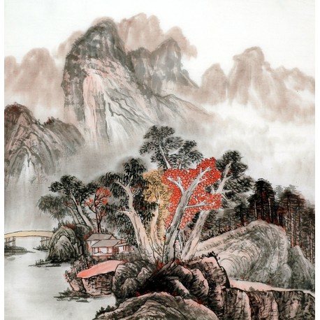 Chinese Landscape Painting - CNAG011883