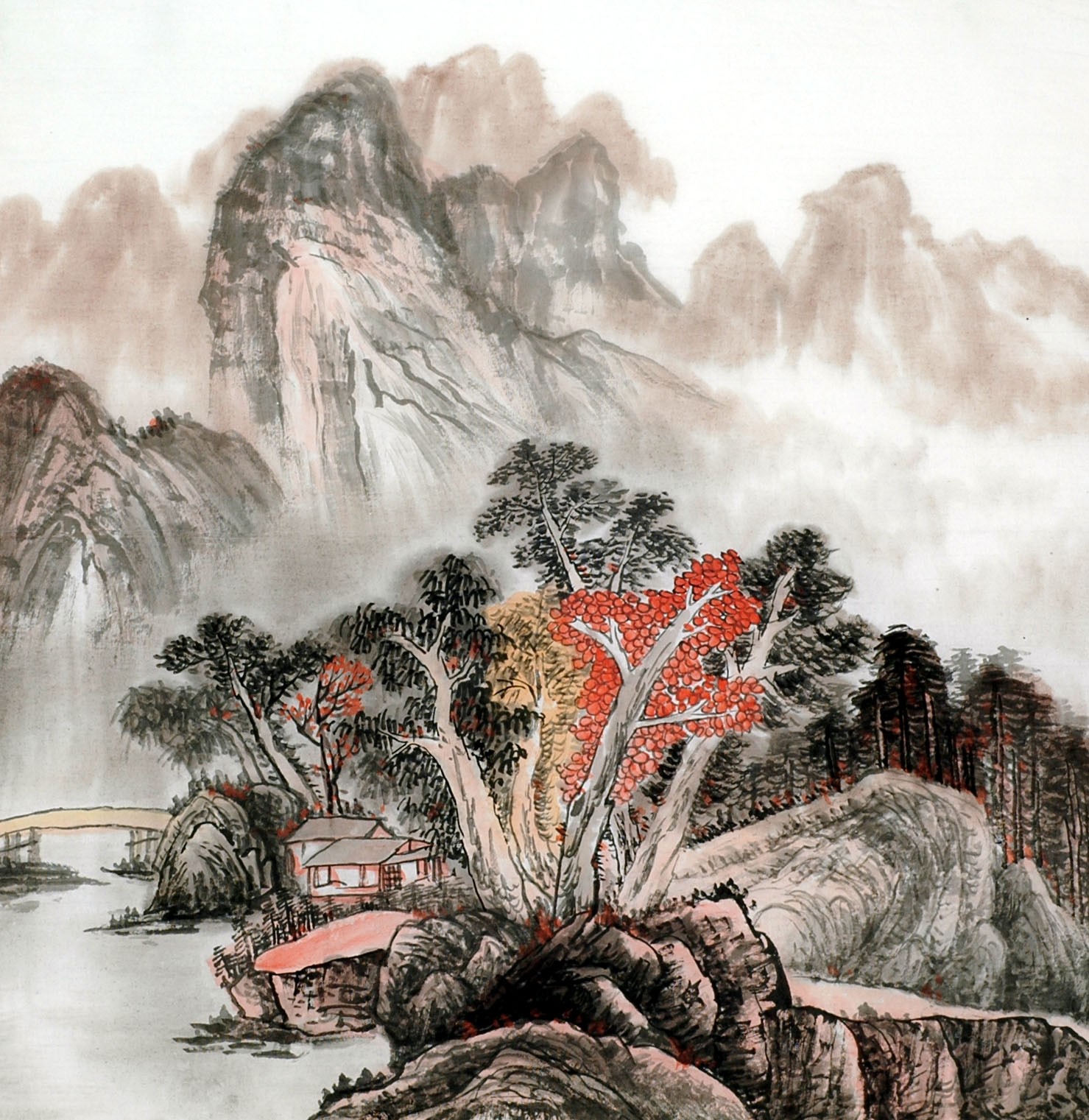 Chinese Landscape Painting - CNAG011883