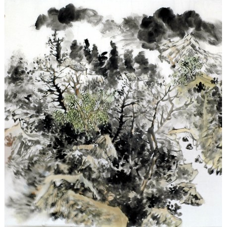 Chinese Landscape Painting - CNAG011886
