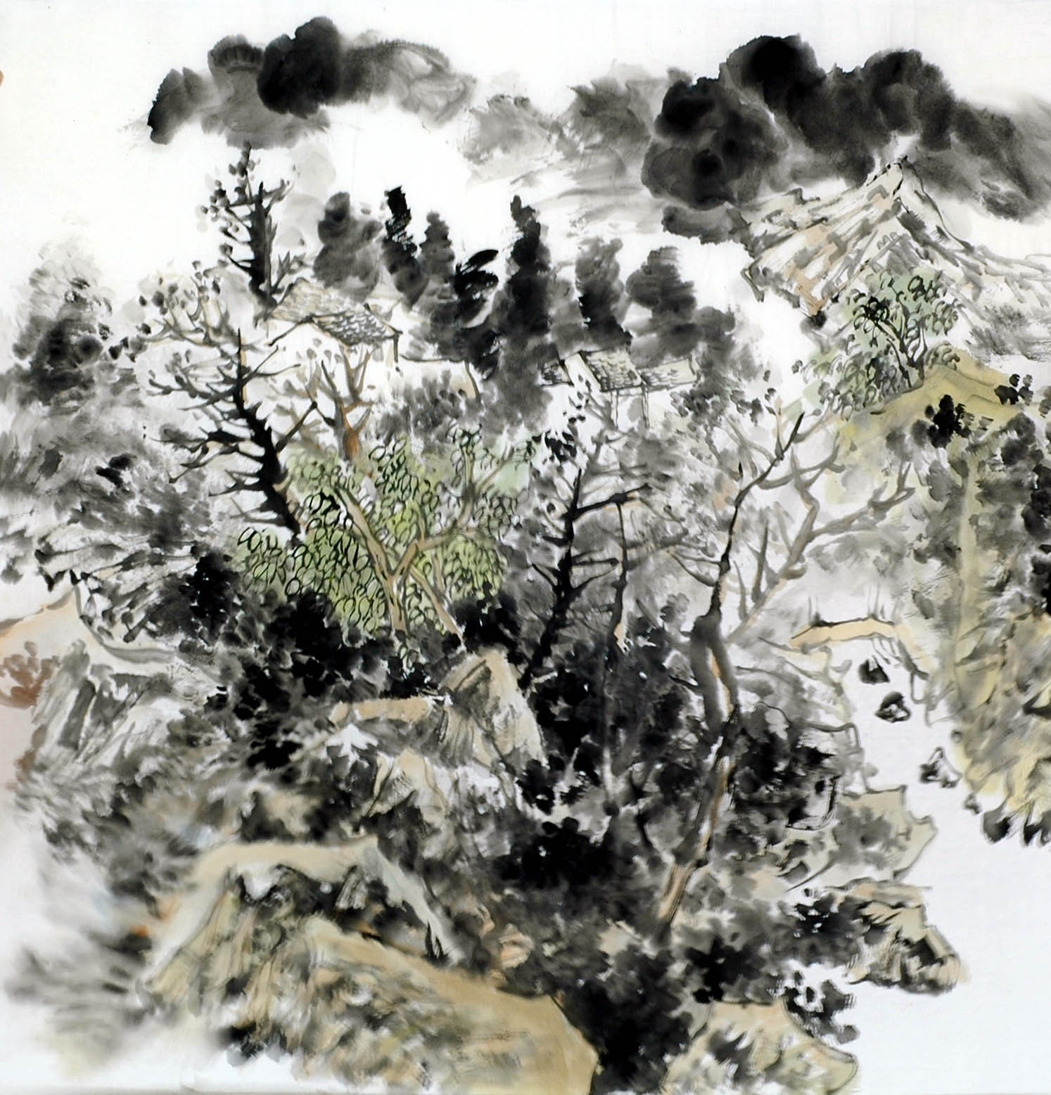 Chinese Landscape Painting - CNAG011886