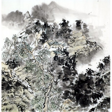 Chinese Landscape Painting - CNAG011888
