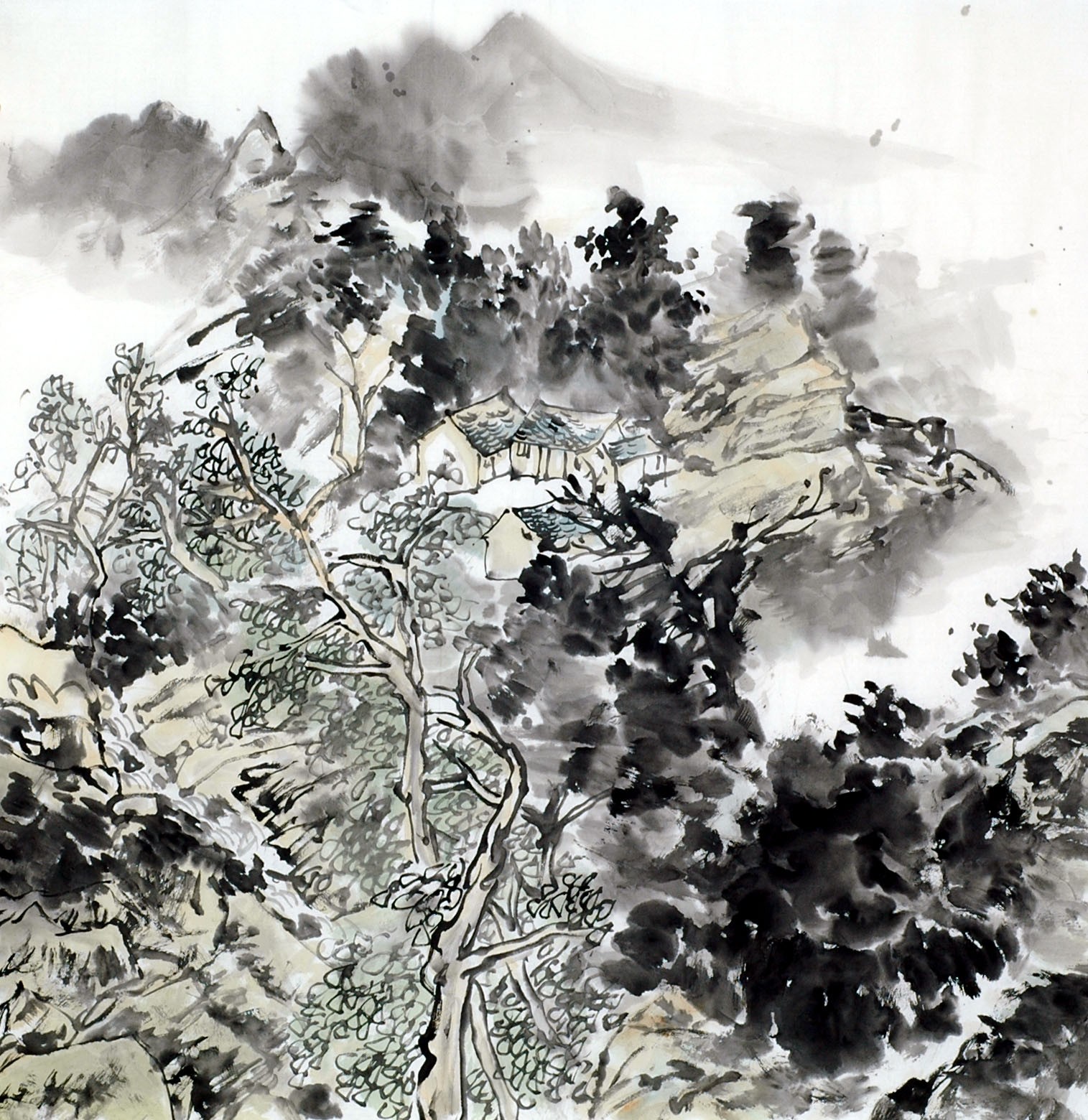 Chinese Landscape Painting - CNAG011888