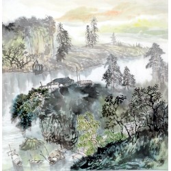 Chinese Landscape Painting - CNAG011889