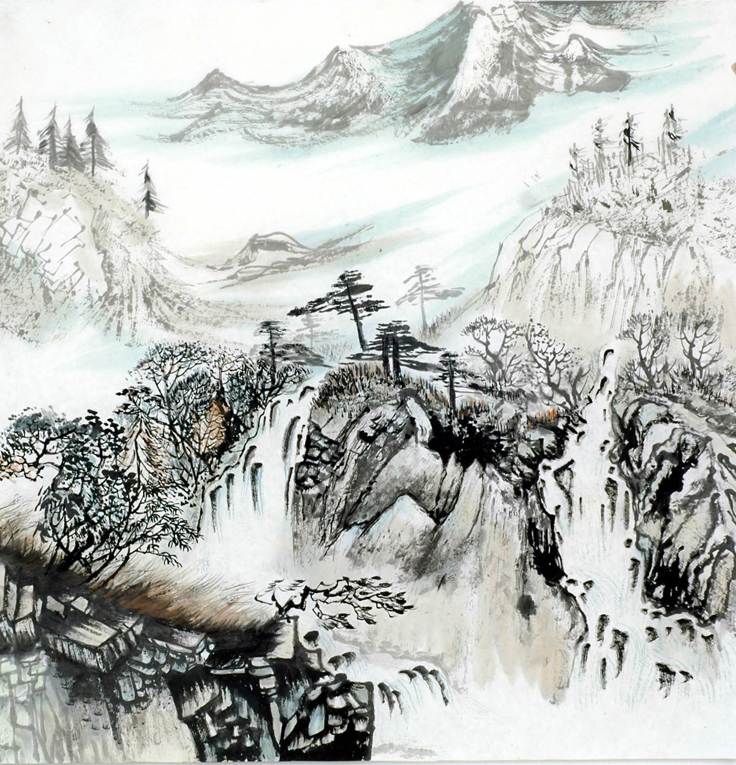 Chinese Landscape Painting - CNAG011890