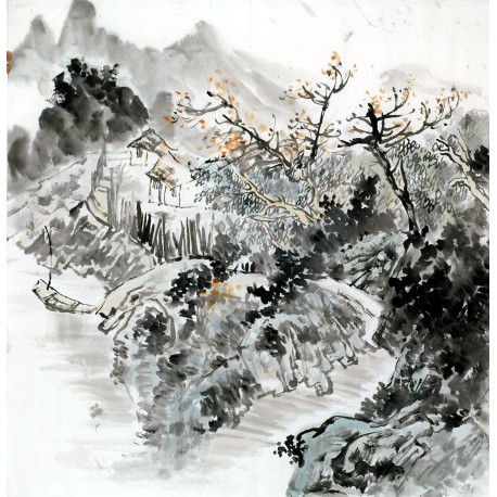 Chinese Landscape Painting - CNAG011891