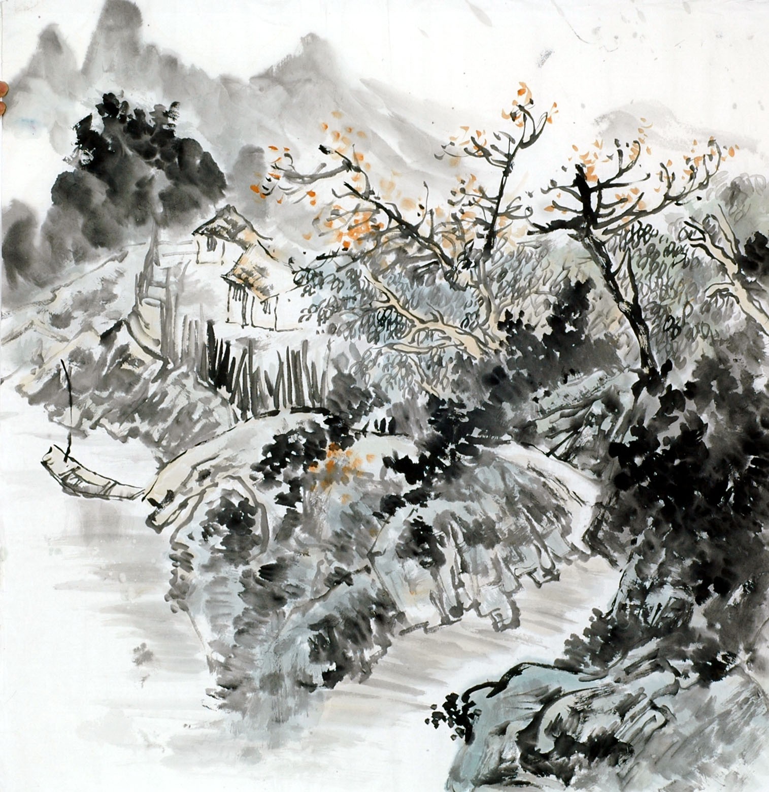 Chinese Landscape Painting - CNAG011891
