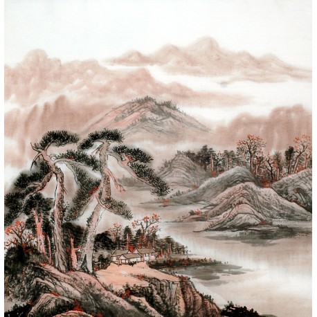 Chinese Landscape Painting - CNAG011892