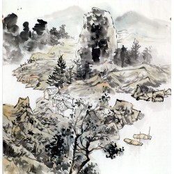 Chinese Landscape Painting - CNAG011895