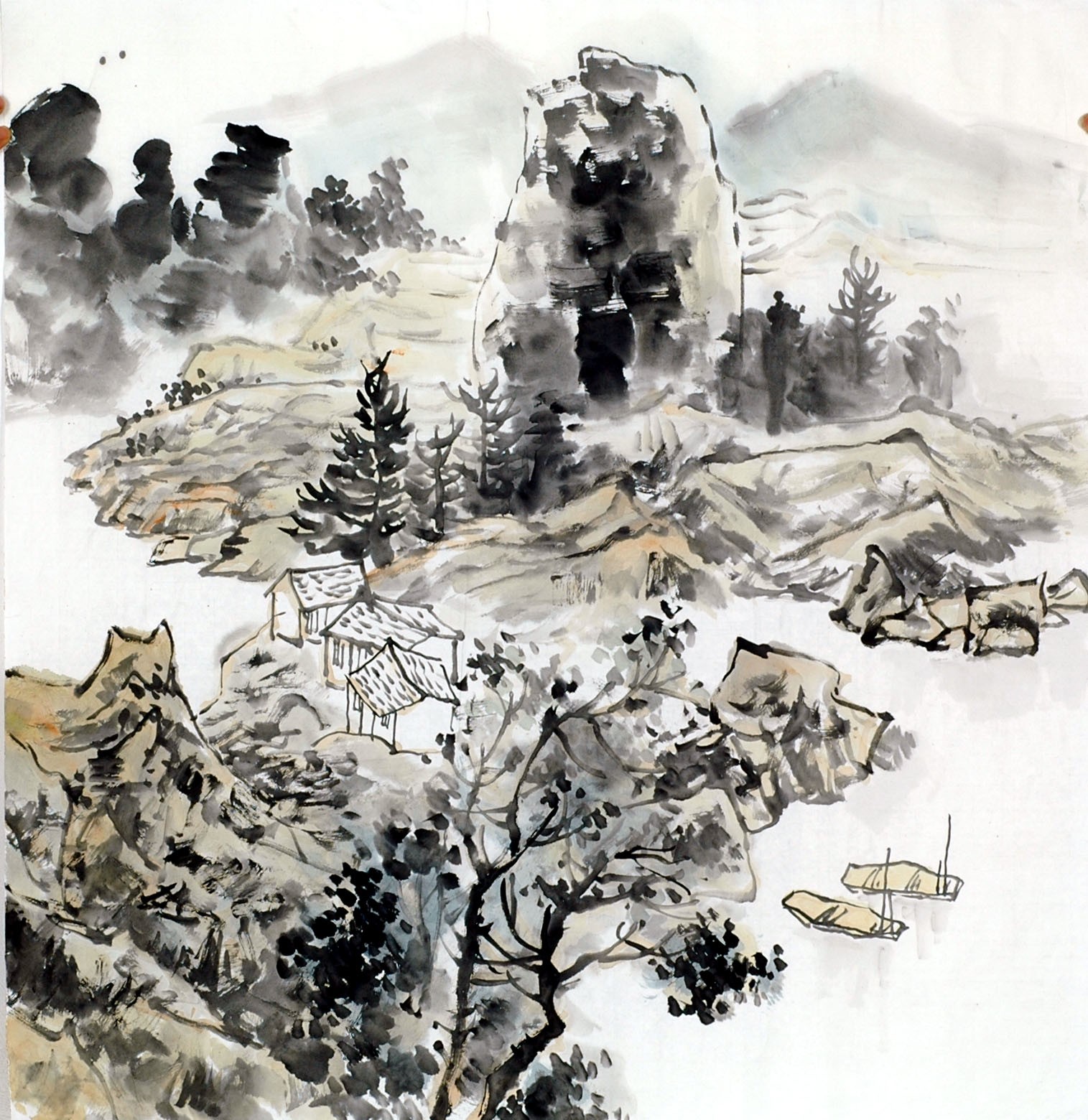Chinese Landscape Painting - CNAG011895