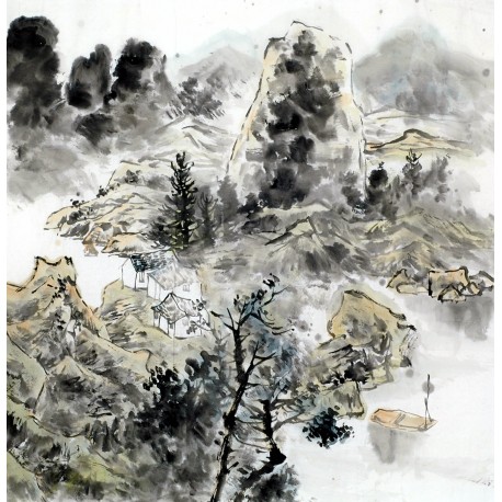 Chinese Landscape Painting - CNAG011896