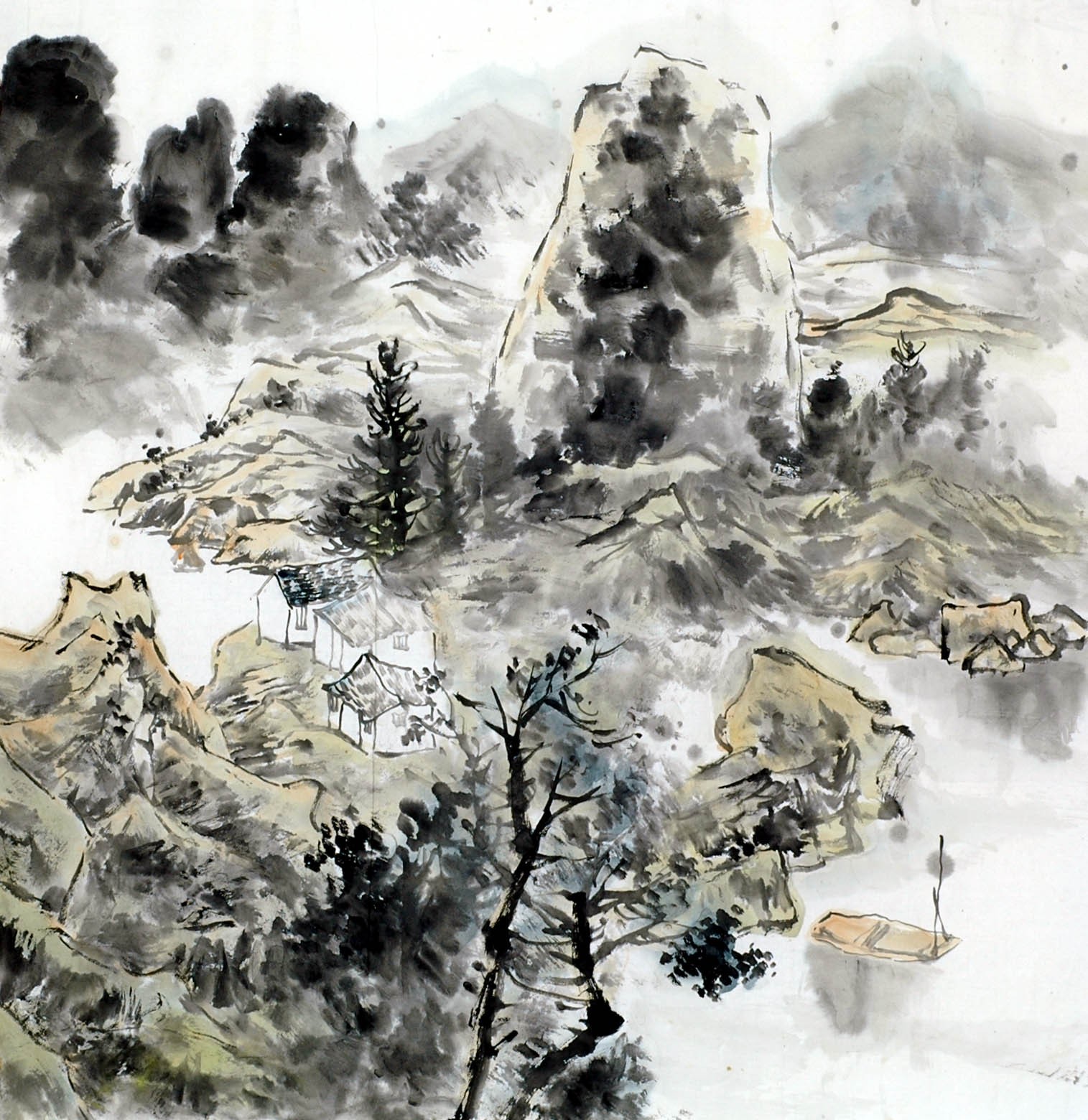 Chinese Landscape Painting - CNAG011896