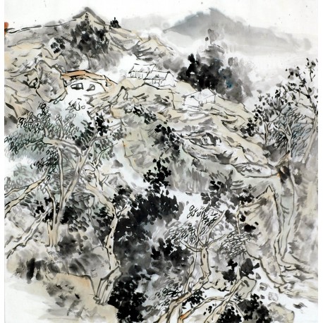 Chinese Landscape Painting - CNAG011897