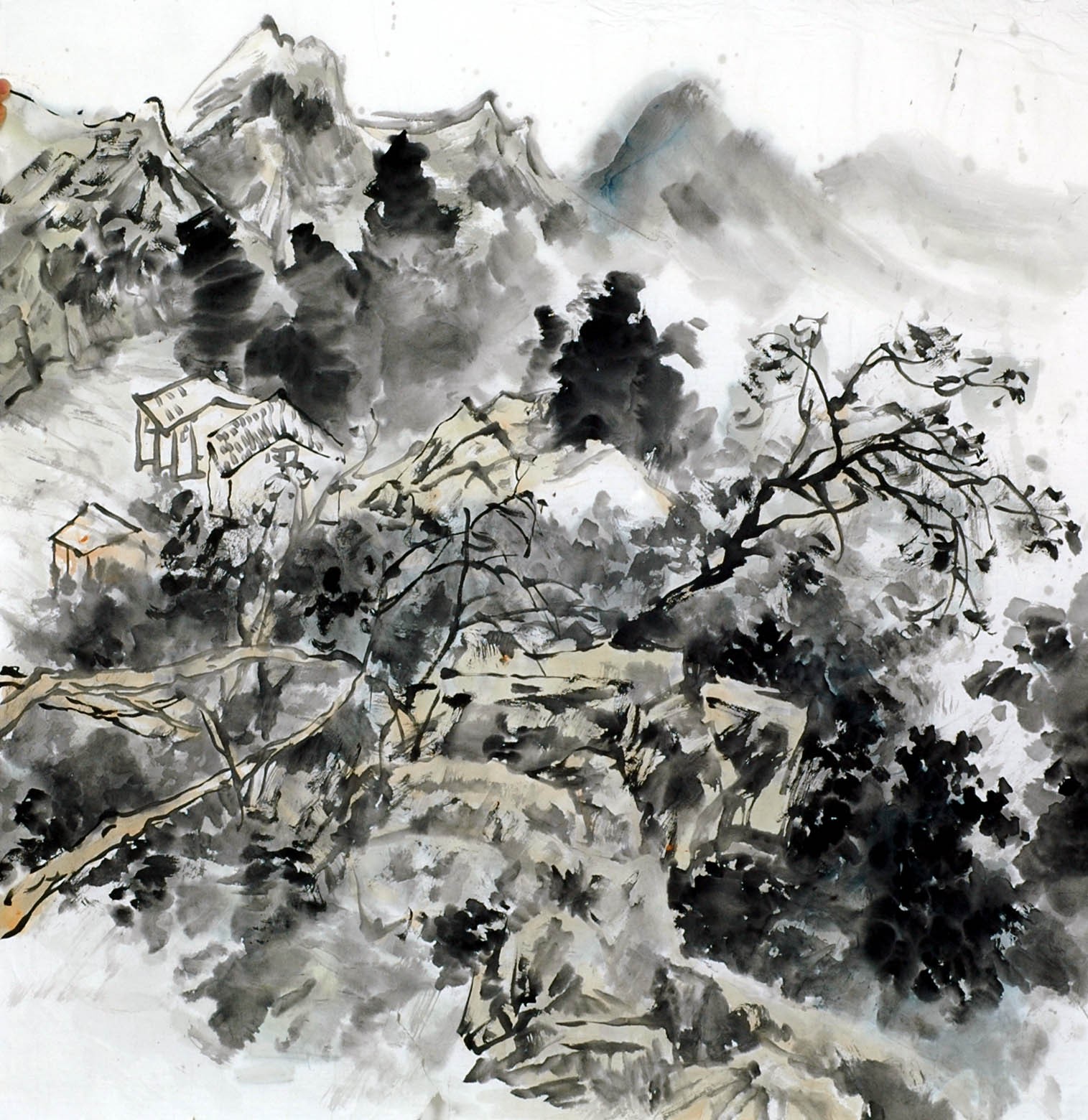 Chinese Landscape Painting - CNAG011898