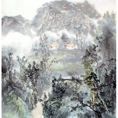 Chinese Landscape Painting - CNAG011899