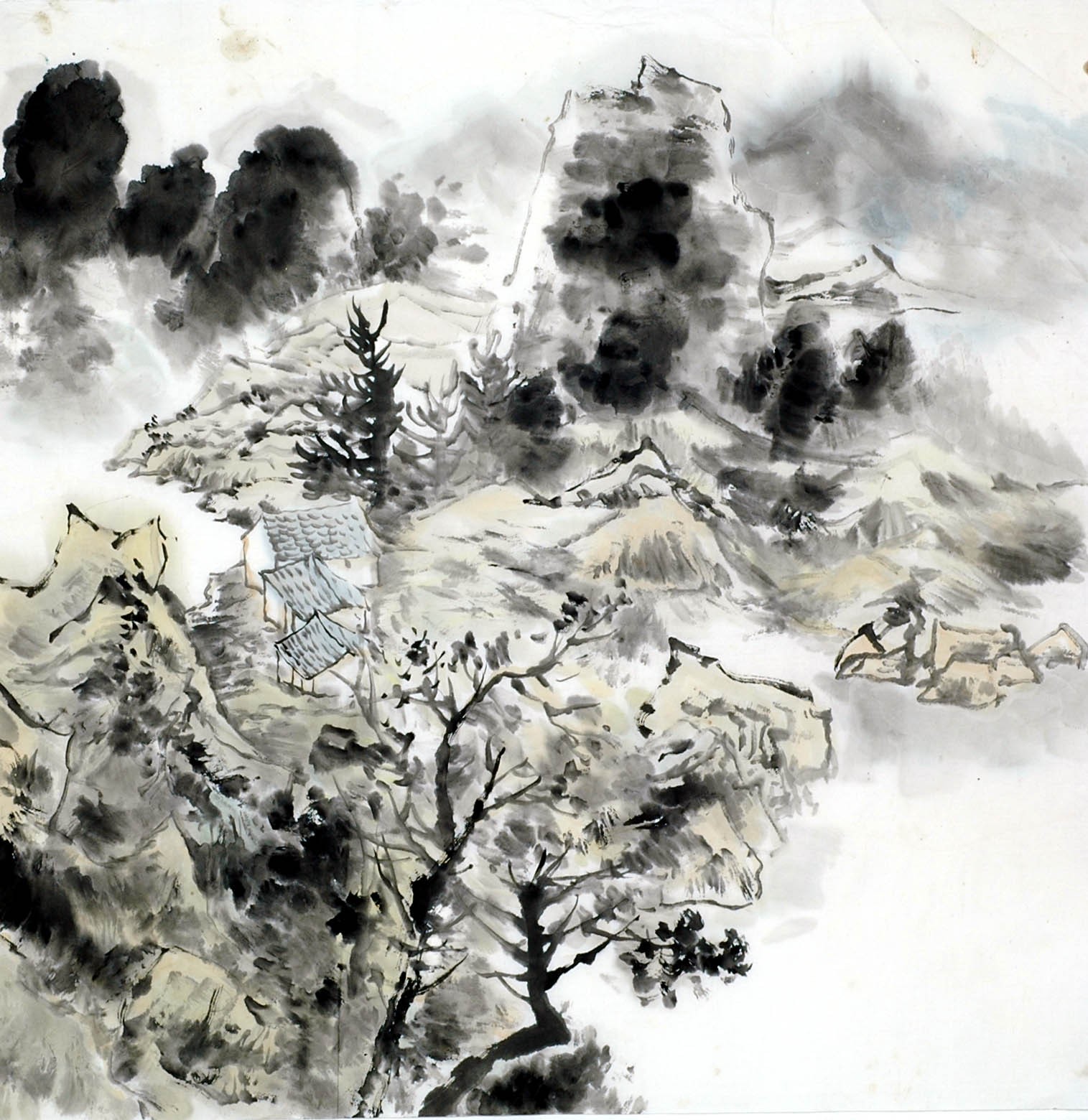 Chinese Landscape Painting - CNAG011901