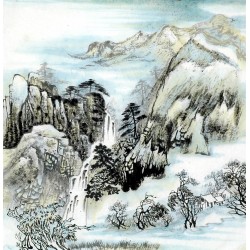 Chinese Landscape Painting - CNAG011902