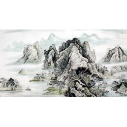 Chinese Landscape Painting - CNAG011912