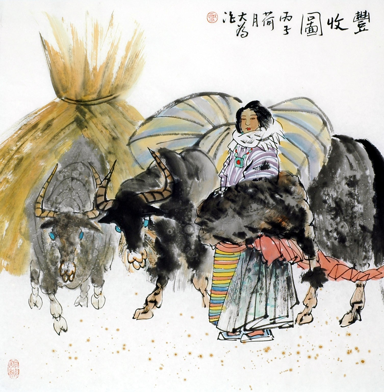 Chinese Figure Painting - CNAG011924