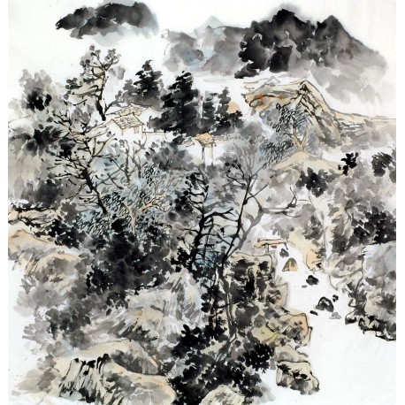 Chinese Landscape Painting - CNAG011929
