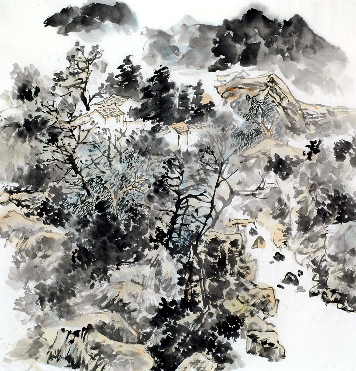 Chinese Landscape Painting - CNAG011929