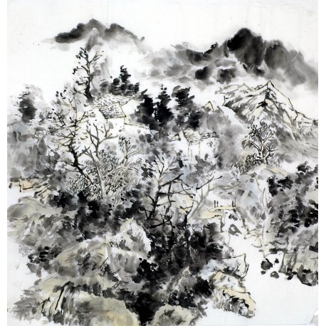 Chinese Landscape Painting - CNAG011931