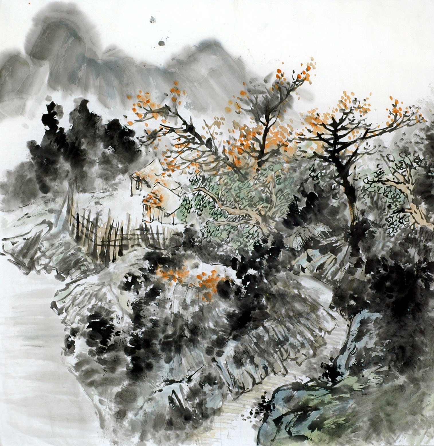 Chinese Landscape Painting - CNAG011932