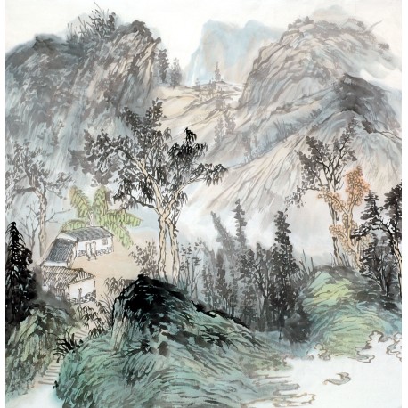Chinese Landscape Painting - CNAG011935