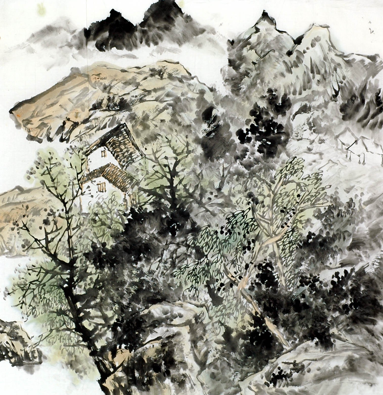Chinese Landscape Painting - CNAG011936