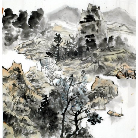 Chinese Landscape Painting - CNAG011937