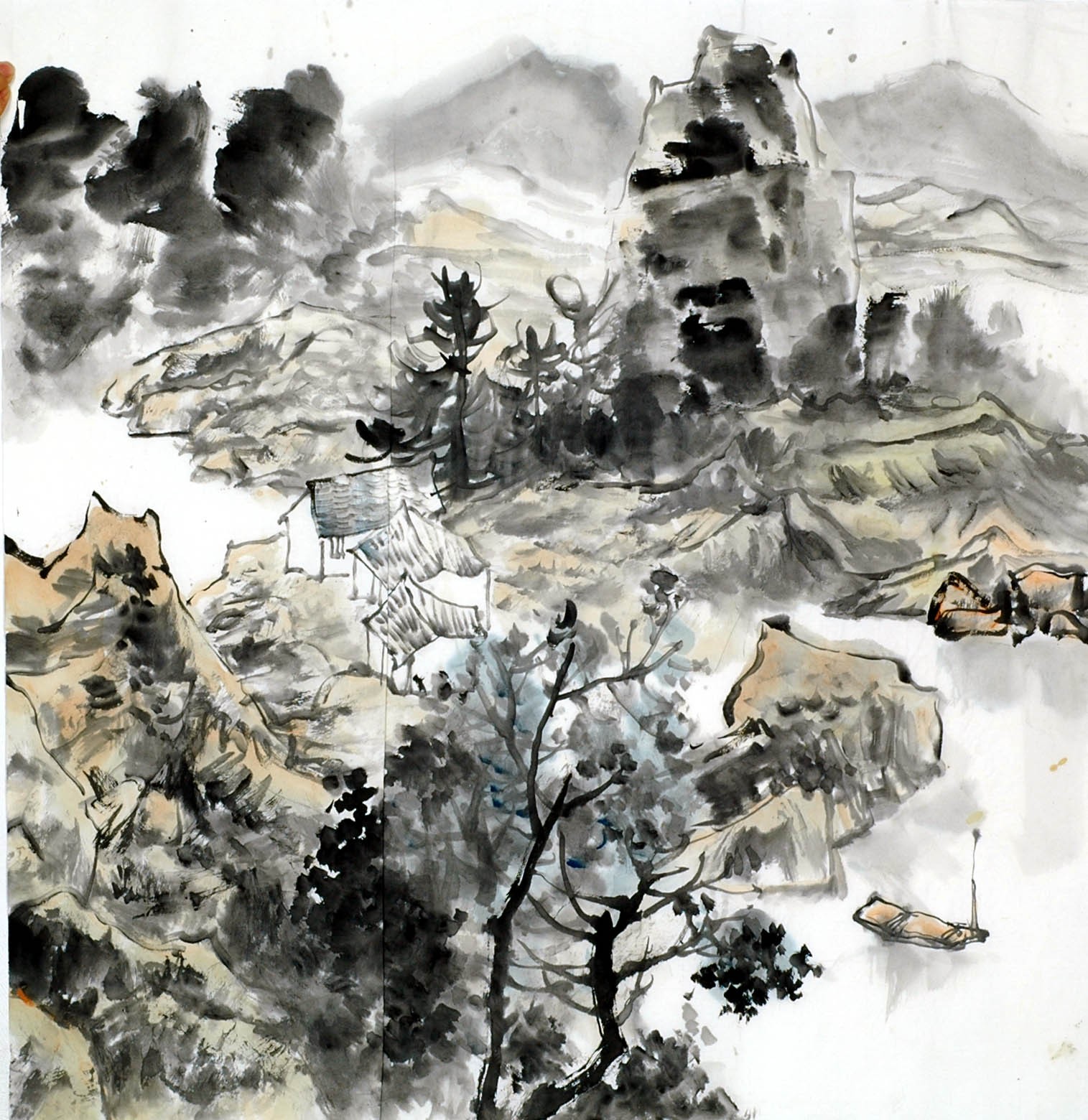 Chinese Landscape Painting - CNAG011937