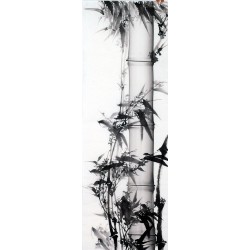 Chinese Ink Bamboo Painting - CNAG011946