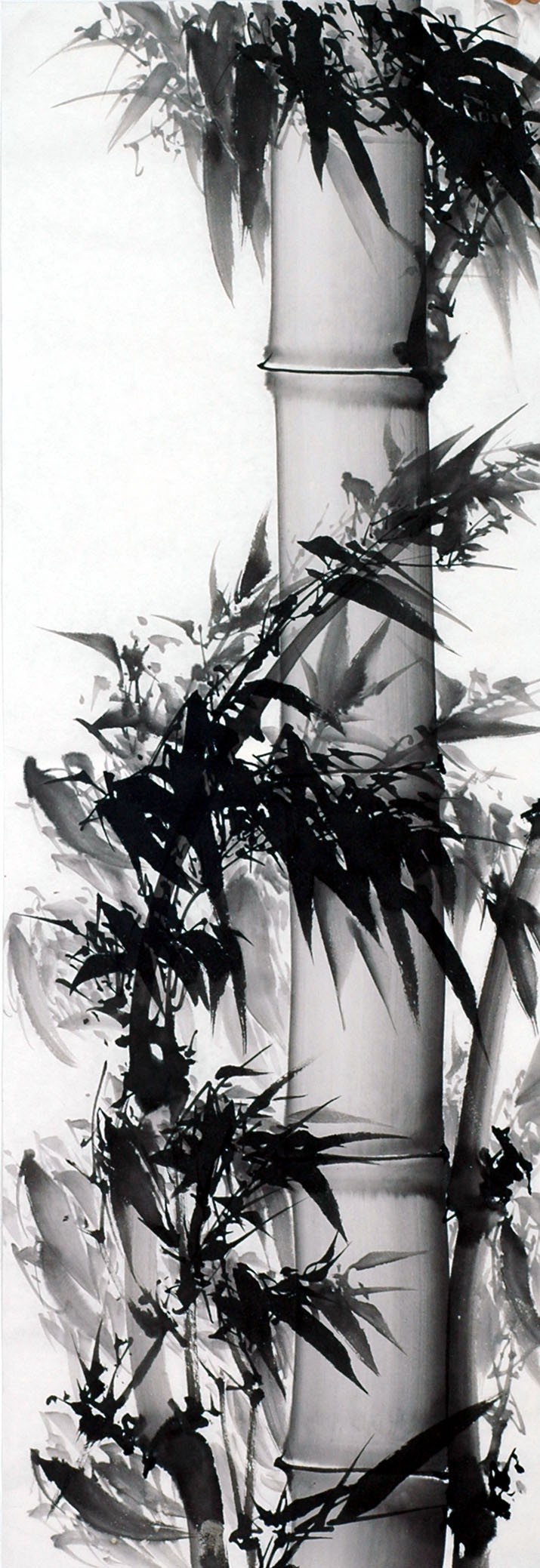 Chinese Ink Bamboo Painting - CNAG011954