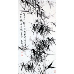 Chinese Ink Bamboo Painting - CNAG011968
