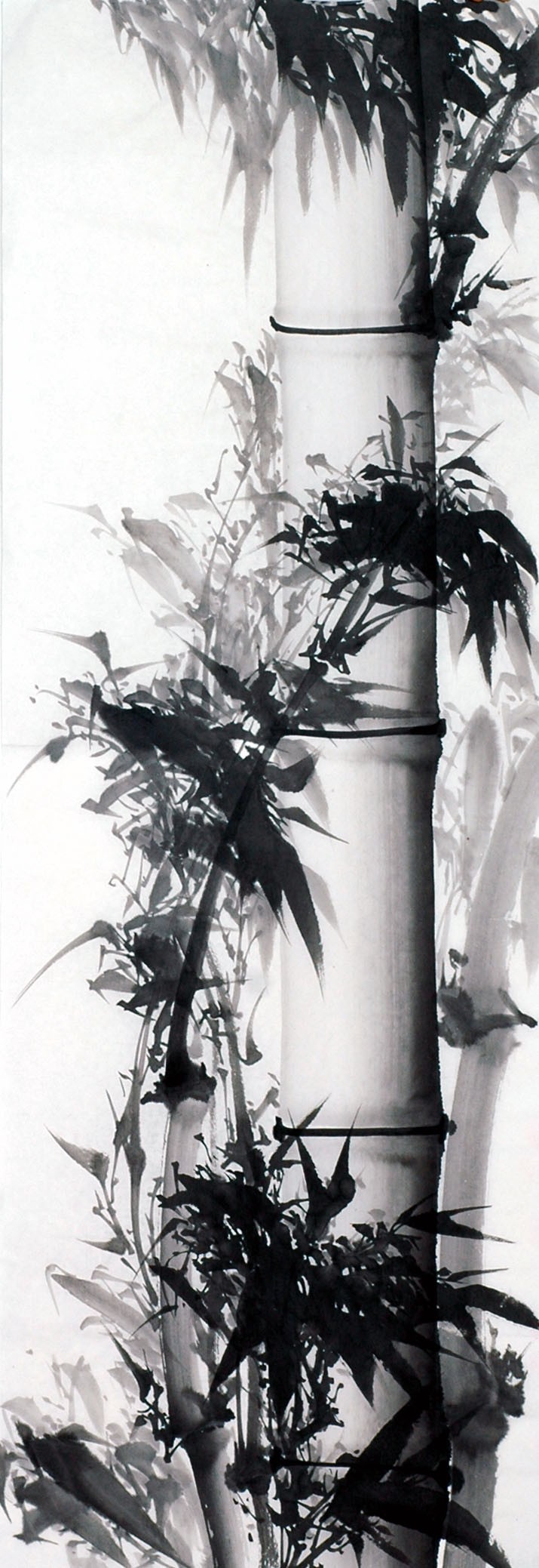 Chinese Ink Bamboo Painting - CNAG011970