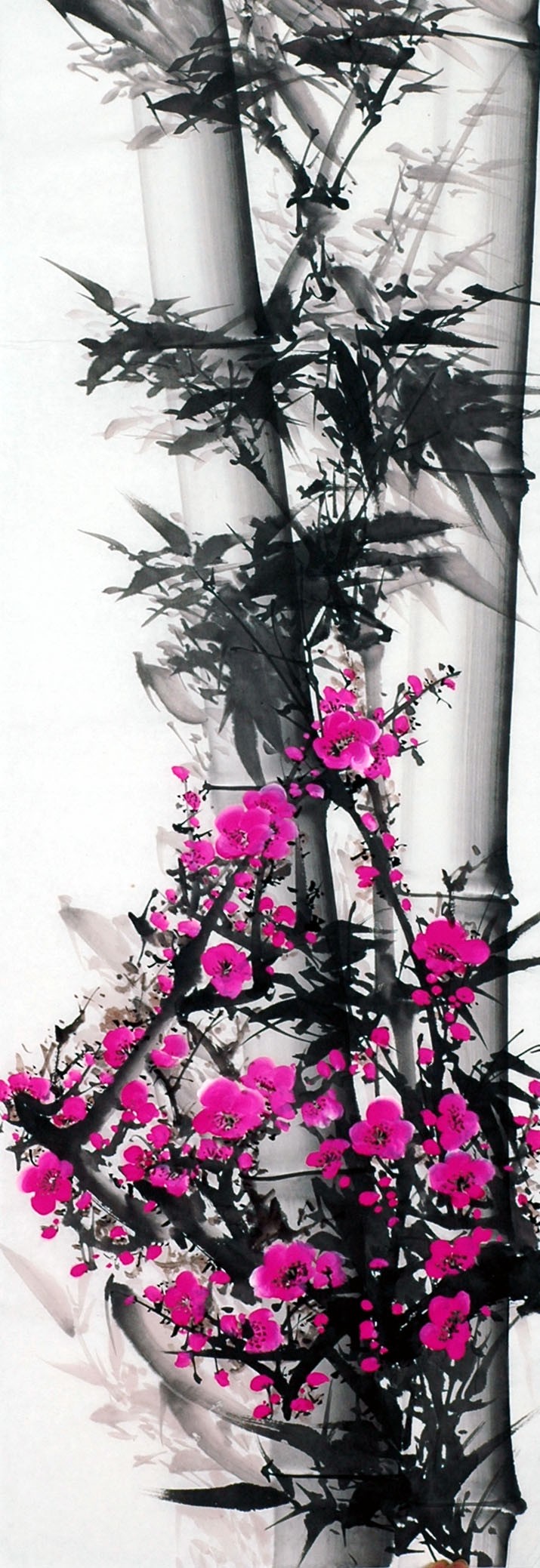 Chinese Ink Bamboo Painting - CNAG011971