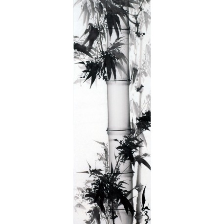 Chinese Ink Bamboo Painting - CNAG011974