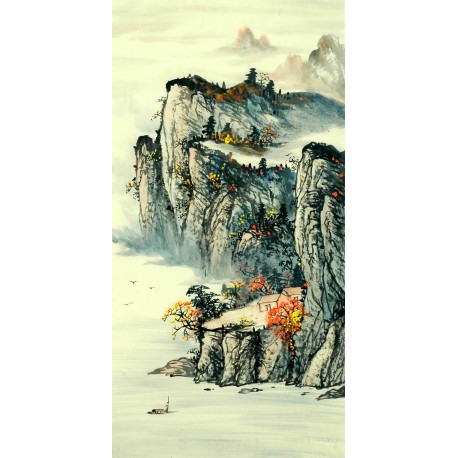 Chinese Landscape Painting - CNAG011975