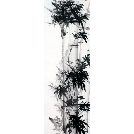 Chinese Ink Bamboo Painting - CNAG011976