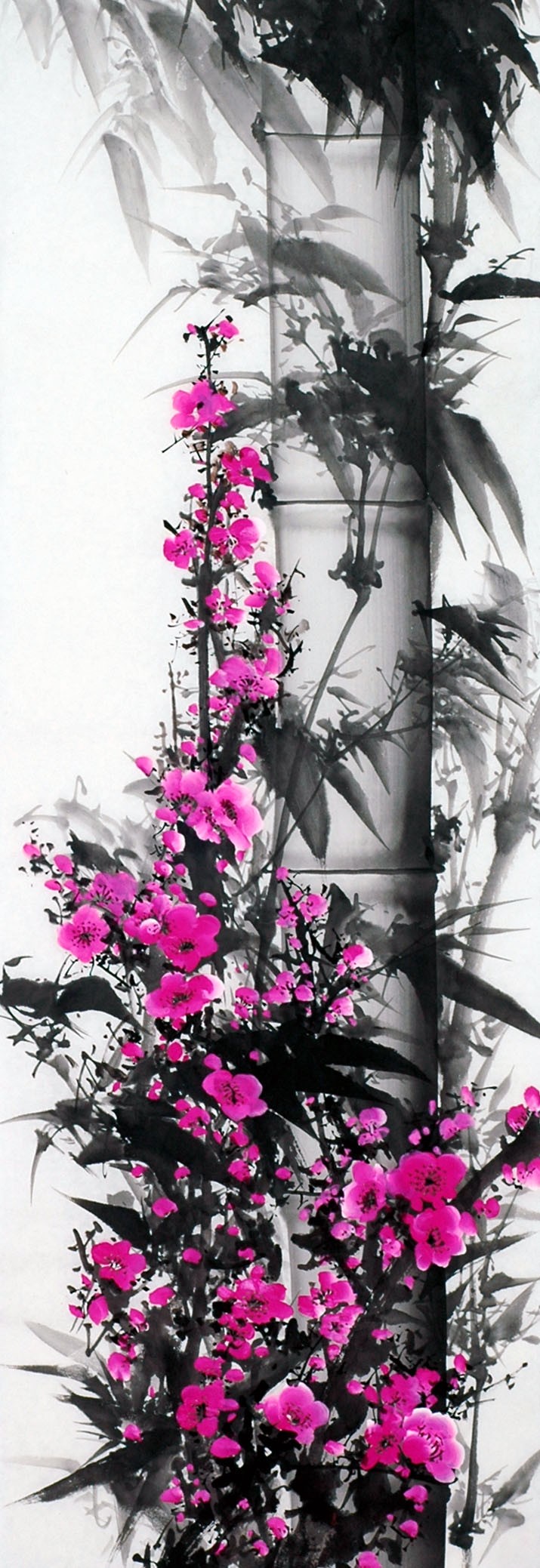 Chinese Ink Bamboo Painting - CNAG011977