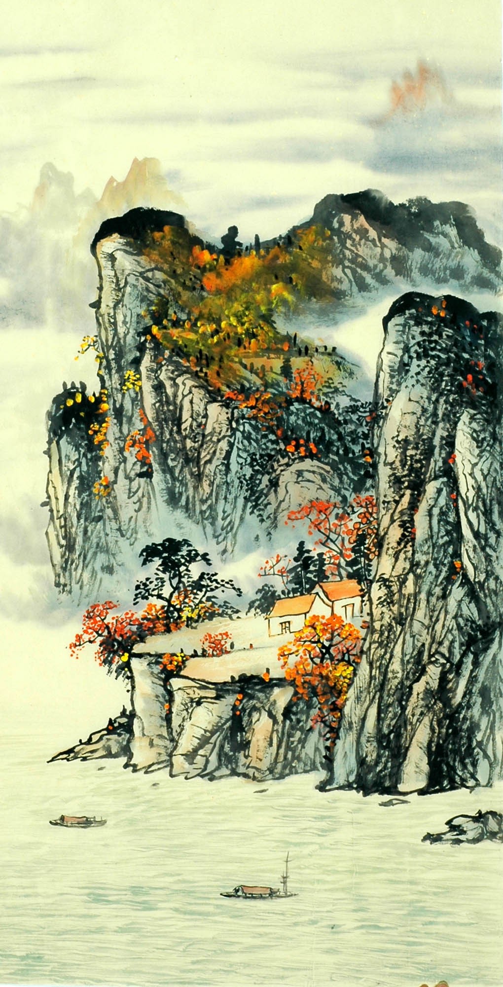 Chinese Landscape Painting - CNAG011978