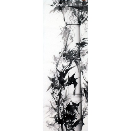 Chinese Ink Bamboo Painting - CNAG011979