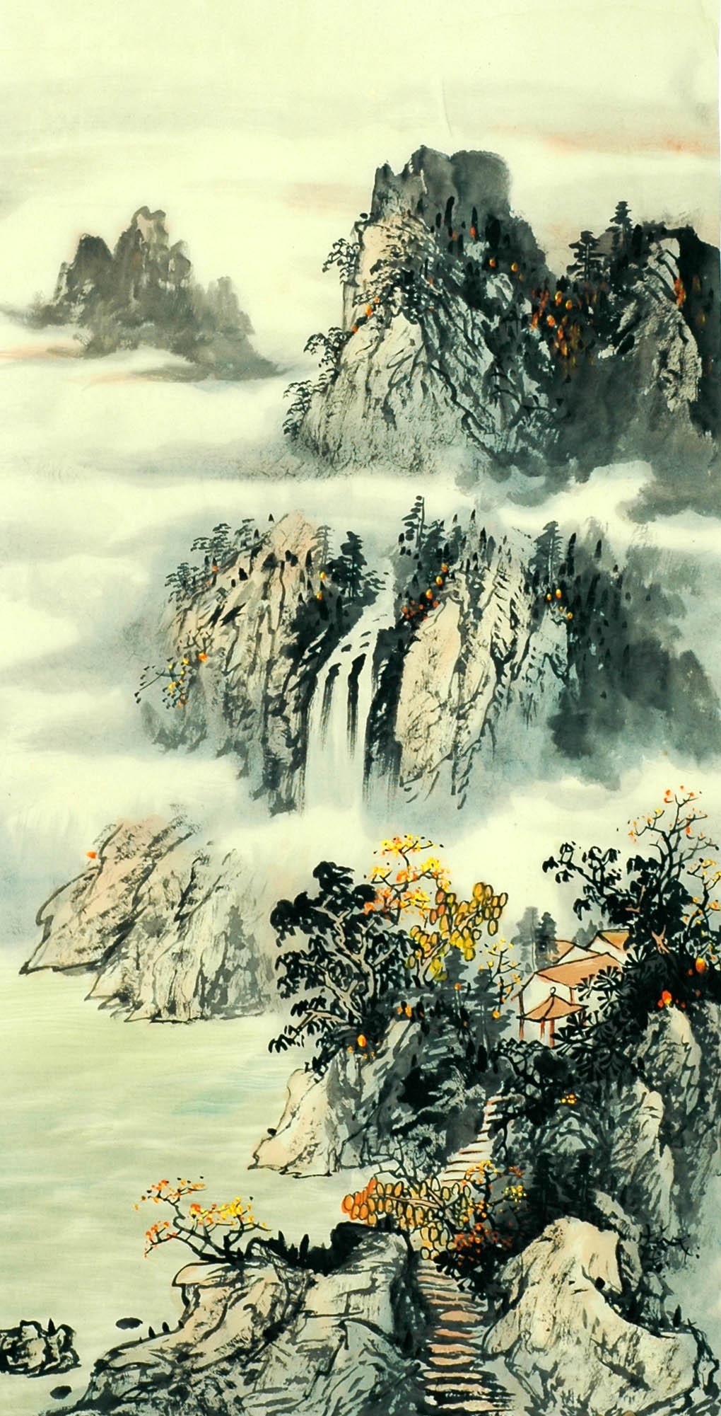 Chinese Landscape Painting - CNAG011980