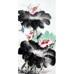 Chinese Lotus Painting - CNAG011999