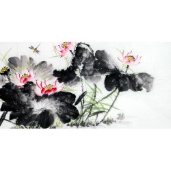 Chinese Lotus Painting - CNAG012001