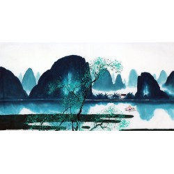 Chinese Aquarene Painting - CNAG012006