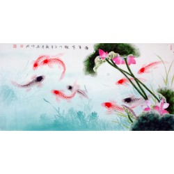 Chinese Fish Painting - CNAG012008